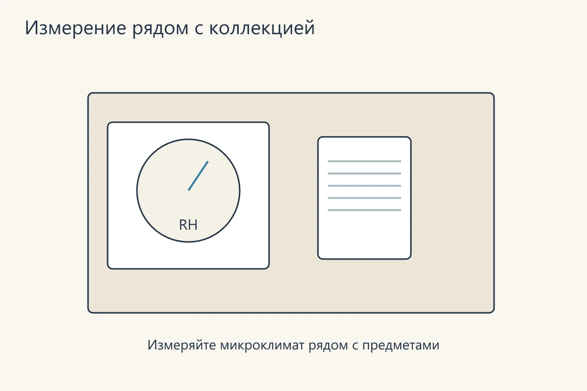 Измерение рядом с коллекцией